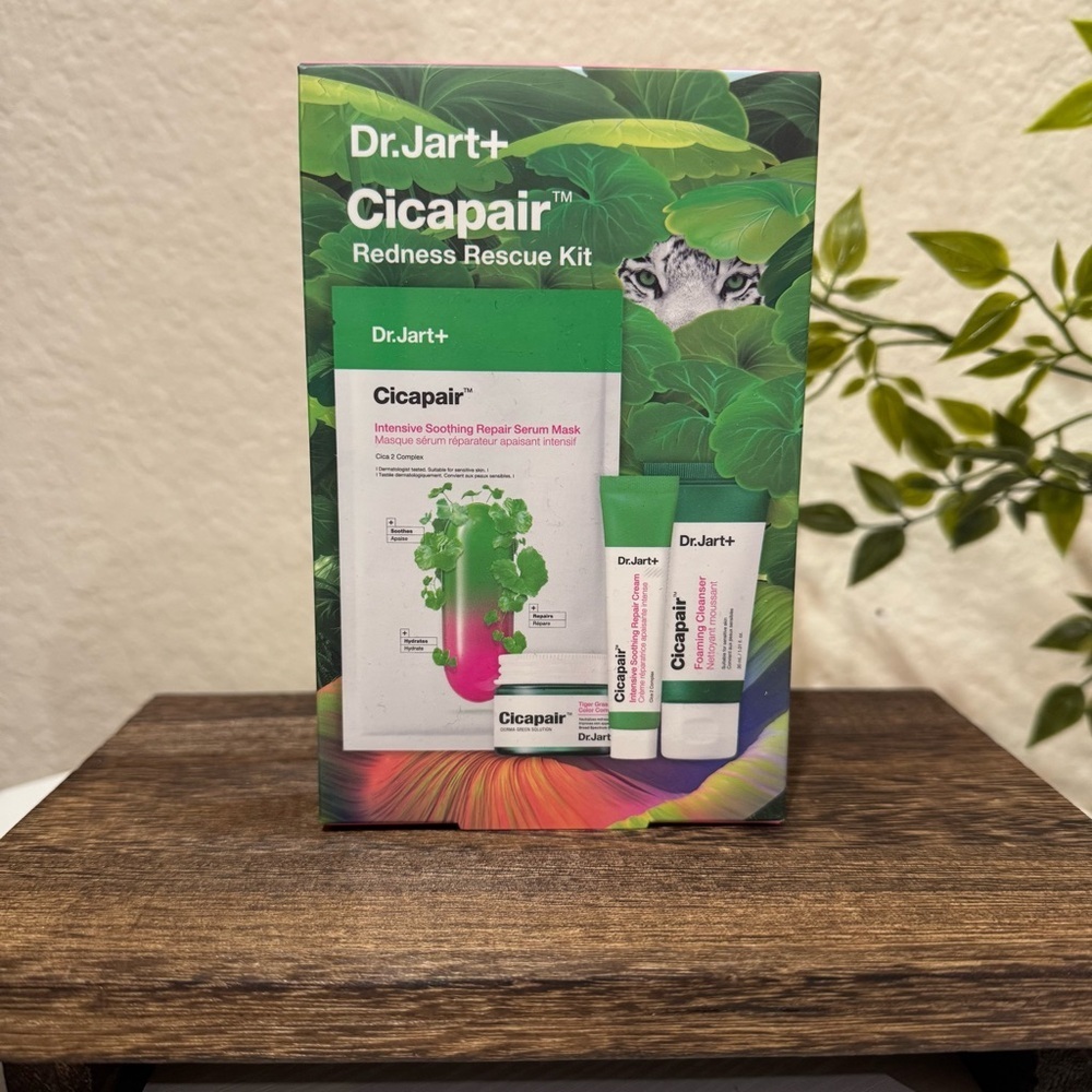 Dr. Jart + Cicapair Redness Rescue Regimen Skin Care Kit Gift Set NIB